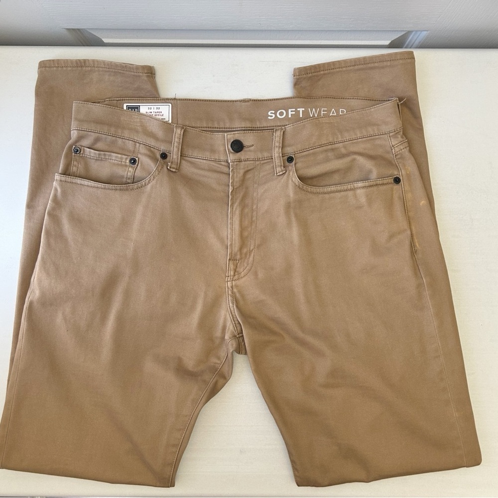 GAP Men’s Jeans Soft Wear Slim Taper Denim Pants Mojave Tan Size 32 - Picture 4 of 16